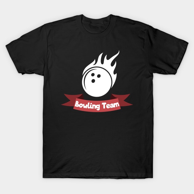 Bowling team T-Shirt by maxcode